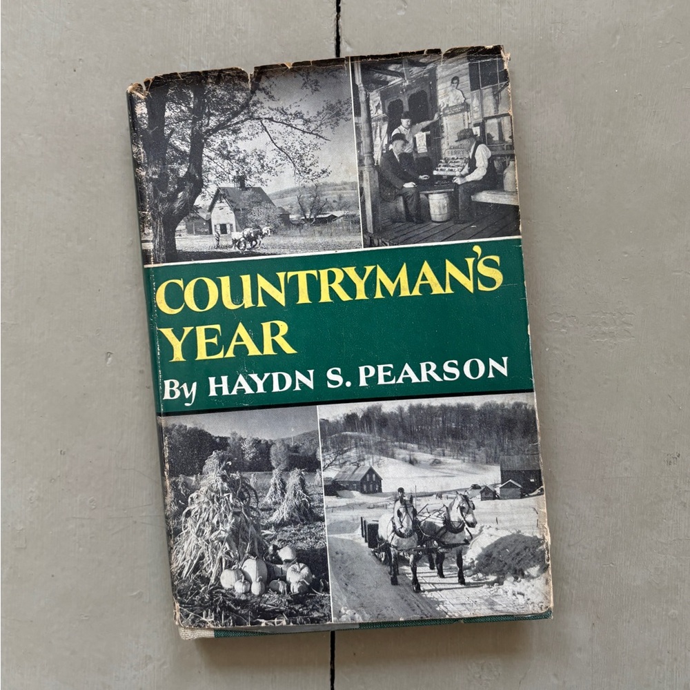 1949 Countryman's Year New England Season Nature Traditions Book Club Edition DJ